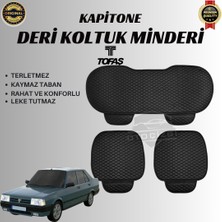 OtoÇizgi Tofaş Uyumlu Deri Kapitone Koltuk Minderi Koruma Kılıfı – 3’lü Set