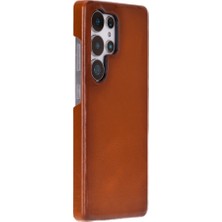 Gp Iguana Samsung Galaxy S25 Ultra Uyumlu, Hakiki Deri, El Yapımı Arka Kapak, Gölgeli Taba