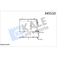 Kale Klıma Radyatoru Mercedes W202 S202 C208 A208 W210 S210 R170