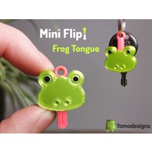 Noctabir Mini Flip Kurbağa Dili Anahtarlık