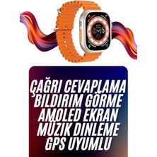 MiraLive Android ve Ios Uyumlu Uyku ve Sağlık Takibi Yapabilen 3 Kordonlu Akıllı Saat