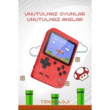 Pika 400 Oyunlu Mini Atari Gameboy Oyun Konsolu Gamebox Kollu Atari