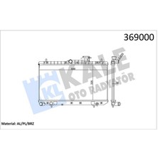 Kale Xmpdby Radyatör Accent-Accent Ii Al/pl/brz 335X648X16