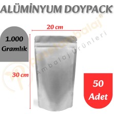 Carpcorn Alüminyum Kilitli Doypack 20X30X10 cm (50 Adet)