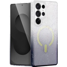 Eco Port Samsung Galaxy S25 Ultra Pummel Shiny Magsafe Kapak - Siyah