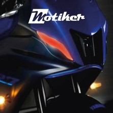 Motiker Yamaha Yzf-R7 Far Sticker Far Folyo Renkli Kırmızı