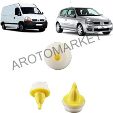 AR Oto Market Master 2 Clio 2 Kapı Pano Klipsi 10 Adetli Paket 7703077250