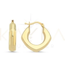 Kayra Mücevher Ay Altın Halka Küpe AHK71