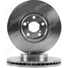 Otozone Ön Fren Diski Hava Kanalli Toyota Avensis 1.6l 3zzfe Vvti ZZT250 03-08 / 2.0l 1AZFSE AZT250 03-08 277 Çap x 5 Bijon - Adet Disk Idır Almla