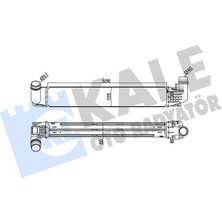 Kale Turbo Radyatörü Intercooler Dacıa Duster 1.5dci 10 Al/pl/brz