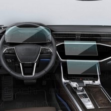 OROEL OTOMOTİV Audi A7 Dijital Gösterge ve Navigasyon Uyumlu Nano Ekran Koruyucu 3lü Set
