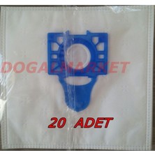 Arçelik S 6355 Elektrikli Süpürge Toz Torbası 20 Adet, Beyaz, Temiz ve Pratik Kullanım