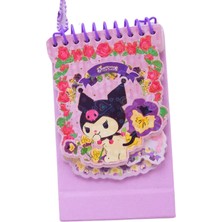 Miniso Sanrio Lisanslı Figürlü Telli Mini Defter (60 Yaprak) - Kuromi