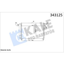 Kale Klima Kondenseri Kıa Rıo Iı Al-Al