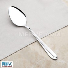 Empressco Paslanmaz Metalik Çay Kaşığı 12'li, 50 Yıl Garantili, Şık ve Dayanıklı Tasarım