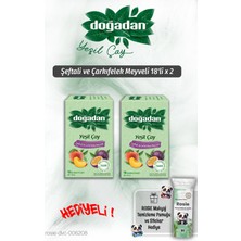Doğadan 2'li Şeftali ve Çarkıfelek Yeşil Çay 18'li ve Rosie