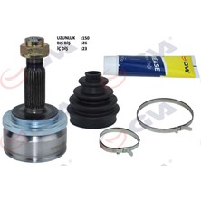 GVA Aks Kafasi Diş Ön Auris-Corolla E15 1.4 D-4d 07-11 26X23X61.2 150MM Almla