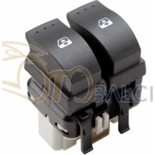 Gözpar Oto Renault Megane 2 Cam Açma Dügmesi Anahtari Otomatikli Gri Soket 264841986