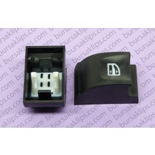 Gözpar Oto Renault Megane 3, Fluence, Clio 3 Cam Aç-Kapa Butonu Kapagi (Sag) 475053017