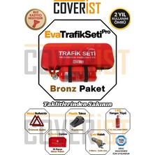 Coverist Eva Trafik Seti Plus - 1 kg Yangın Tüpü - 2 Yıllık - Kırmızı - Bronz Paket