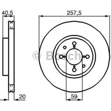 Mocan Ön Fren Dıskı Doblo-Palıo-Albea-Punto 01-/bravo-Brava-Marea 96-/tpsx 2,0 90-96(257,4X20X4DL) Haval T