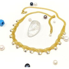 Genel Dorika Toplu Gerdanlık Kolye 14 Ayar Altın Hd Videolu