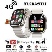 Howear Ultra 3 Sim Kartlı Kameralı Btk Kayıtlı Distribitör Garantili Amoled Akıllı Kol Saati