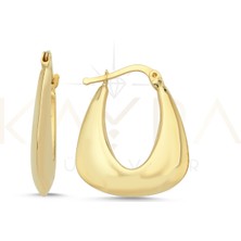 Kayra Mücevher Altın Halka Küpe AHK113