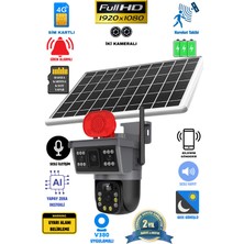 Venas Sensörlü Güneş Panelli Sim Kart Ile Çalışan Kablosuz Ip Wifi Güvenlik Kamerası