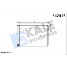 Kale Klıma Radyatoru Bmw F10 F01 N47 N57 B47 B57