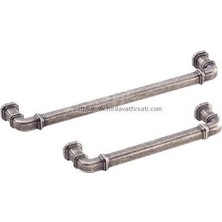 Doğanlar Gusto Antik Gümüş Mobilya Kulp Kulbu 192 mm