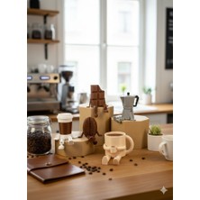 Kahve Köşesi 5'li Figür Seti | Büyük Boy 6-7cm