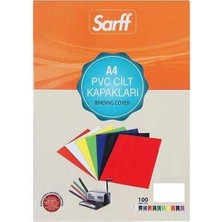 Sarff Pvc Cilt Kapağı 160 Mikron A4 100'LÜ Paket - Opak Beyaz
