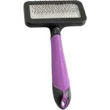 Karlie Kedi Fırçası U:17,5 G:10CM Mor-Siyah