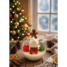 Yılbaşı Cam Fanus Mum Set