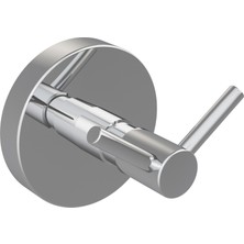 Digisu Yapışkanlı & Vidalı Havlu&bornoz Askılığı-Krom