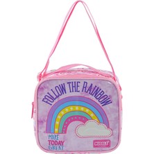 Şahin Kırtasiye Muggle Beslenme Çantası MU-6733 Rainbow Pembe