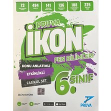 Pruva Akademi 6. Sınıf Ikon Fen Bilimleri Konu Anlatımlı Etkinlikli Fasikül Set