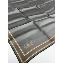La Boutique Sura Ipek Eşarp - 90X90 Füme