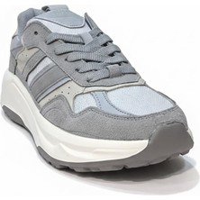 Lufian Eduard Gri Erkek Hakiki Deri Spor Ayakkabı