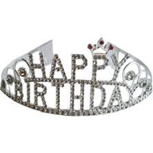 Dodomar Taç Metal Taşlı Happy Birth. Güm.Yıldızlı Lük üstt