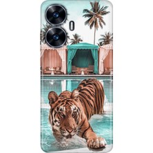 Senada Realme C55 Kılıf Desenli Baskılı Tpu Rubber Kapak Hangover