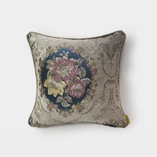 Lidoma Home "royal" Dokulu Çiçek Desenli Kırlent - 45X45