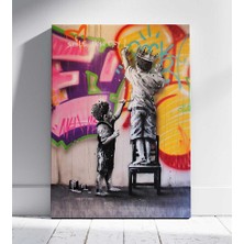 Kanvas Tablo Çocukların Kentsel Yaratımı Kanvas Tablo