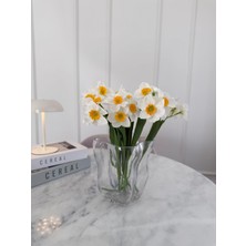 Rose Garden Decor Yapay Nergis Çiçeği 6 Dal