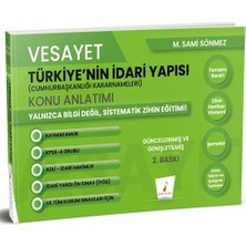 Pelikan Tıp Teknik Yayıncılık Vesayet Türkiye'nin Idari Yapısı (Cumhurbaşkanlığı Kararnameleri) Konu Anlatımı