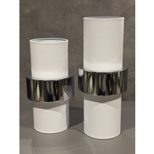 Mumluk Kemerli Beyaz Krom