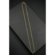 Frnch 925 Ayar Gümüş Italyan Model Altın Renk Erkek Kolye FRJ30920-1020-G