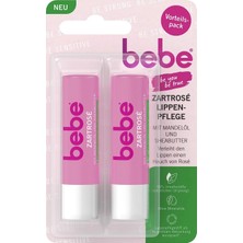 Bebe Zartpflege Hassas Çocuk Dudak Bakım Balsamı 2'li - Doğal Gül