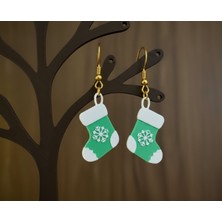 Kanem3D Yılbaşı Çorap Küpeler